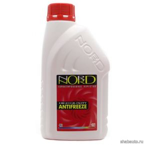 nord NR20225 Антифриз NORD High Quality Antifreeze готовый -40C красный 1 кг