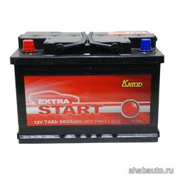 Аккумуляторная батарея Extra Start 6СТ-74N L+ (L3)