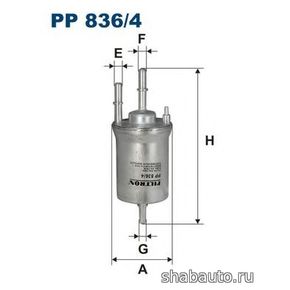 Filtron PP8364 Фильтр топливный для AUDI 100/80/A4/A6/GOLF II/III