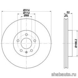 Textar 92159903 Тормозной диск передний для AUDI A4[B8]/ A5/S5 (2008>)