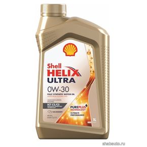 Shell 550046358 Моторное масло 0W-30 Shell Helix Ultra ECT C2/C3 1л