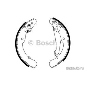 Bosch 0986487555 К-кт тормозных колодок (барабаны)