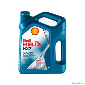 Shell 550046351 Моторное масло 5W-30 Helix HX7 4л