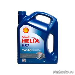 Shell 550051497 Моторное масло 5W-40 Helix HX7 4л