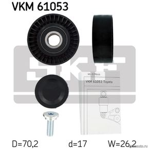 Skf VKM61053 Ролик натяжителя ремня