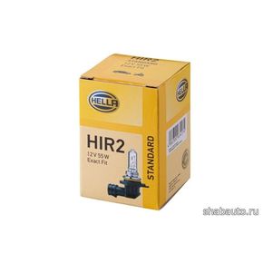 HELLA 8GH009319001 Лампа накаливания Hella HIR2 PX22d 12V 55W 1 шт.
